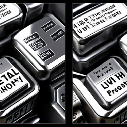 Here are two image prompts based on the provided text, focusing on different aspects of the metal materials industry: