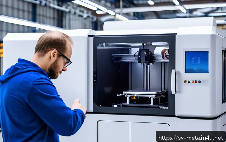 3D 프린팅과 금속재료 활용 - A high-tech industrial workshop in Sweden showcasing advanced metal 3D printing technology in action...